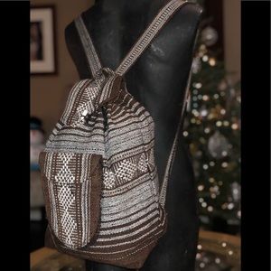 New Large Mexican chic bohemian backpack